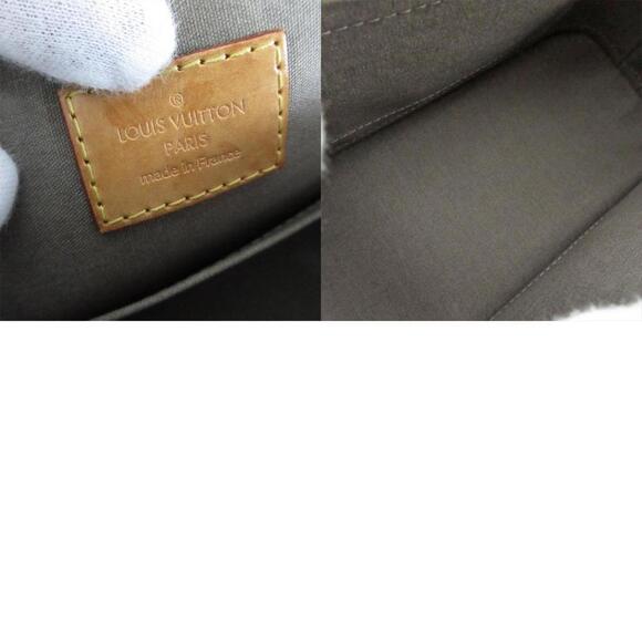 LOUIS VUITTON Black Monogram Leather Alma Shoulder Bag - Picture 5 of 5